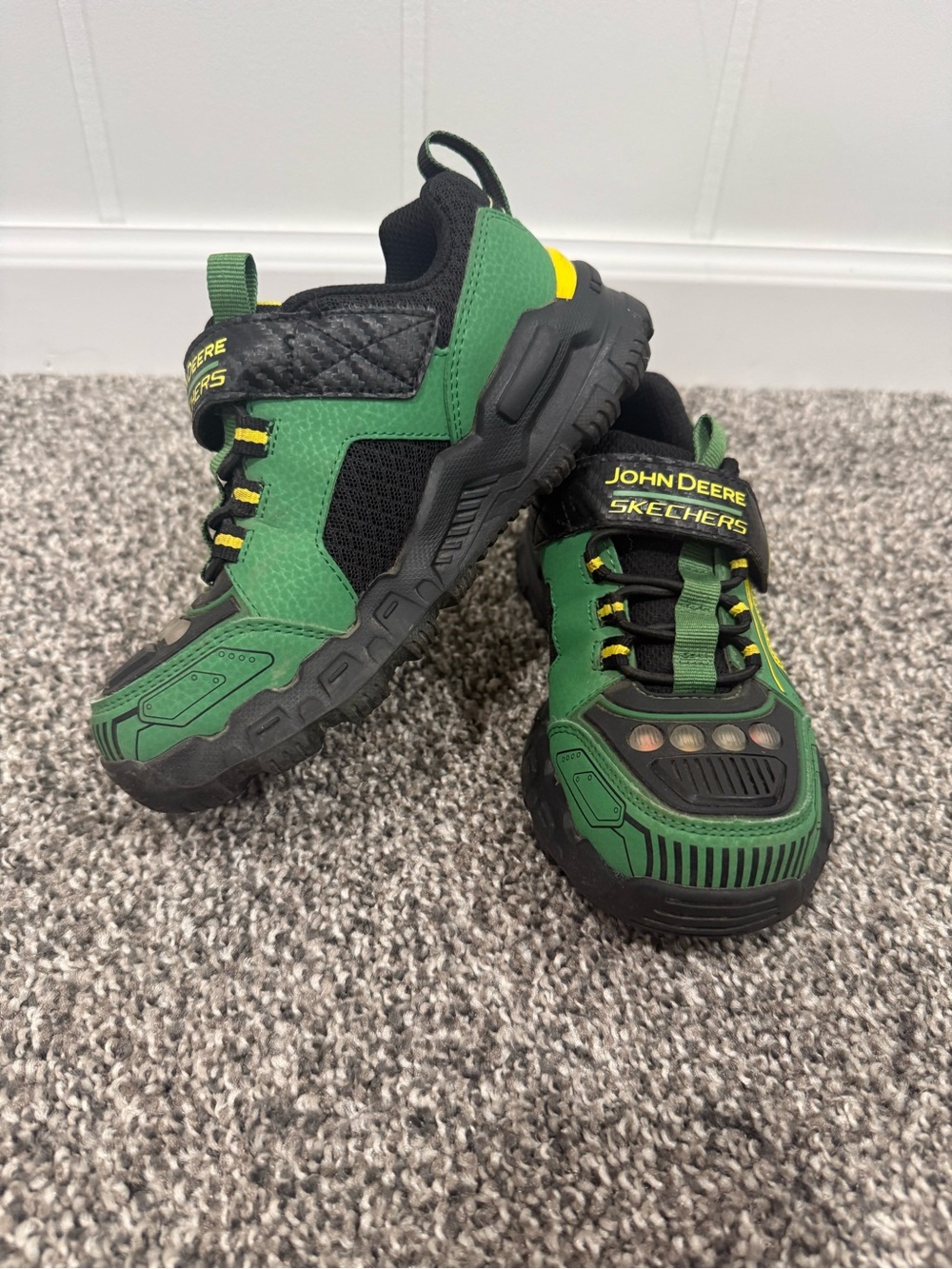 Skechers John Deere S Lights Adventure Track Rugged Brights Boy's Sneakers